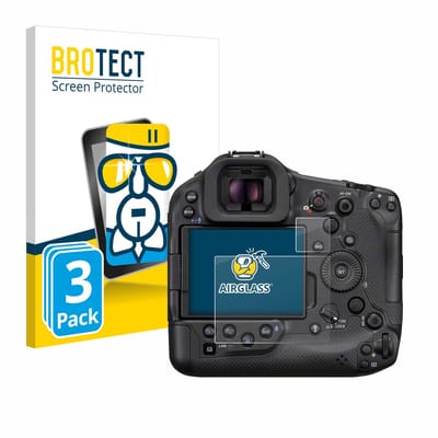 Screenprotector 3 Stuks voor Canon EOS R1 Beschermglas transparant