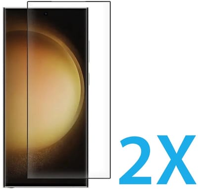 Screenprotector Geschikt voor: Samsung Galaxy S25 Ultra - Full 2x - screen protector - volledige glas - bescherming - beschermglas - ZT Accessoires