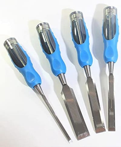 Professionele beitelset voor houtbewerking - 4 delige set met verschillende groottes