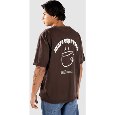 Anerkjendt Akvillads Espresso Print T-Shirt bruin