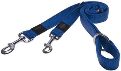 Rogz Utility Multilijn - Hondenriem - 180x1.6 cm Blauw M