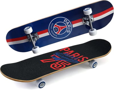 Skateboard - Plank - Buitenplezier - Esdoornhout constructie - 53 mm wielen - Meerkleurig