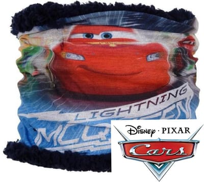 Disney Cars Nekwarmer / Colsjaal - Dikke Fleece Voering (Borg) - Blauw