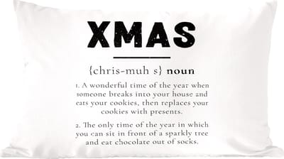Sierkussens - Kussentjes Woonkamer - 60x40 cm - Kerst - Wit - Xmas - Quotes - Feestdagen