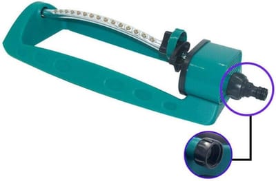 Automatische oscillatiesproeier voor gazon, ideaal voor middelgrote en grote tuinen, waterbesparing en eenvoudige installatie