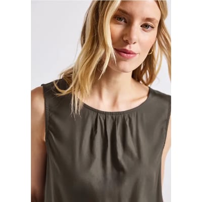 Blousetop met rimpels