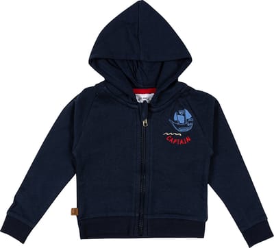 Frogs and Dogs - Jongens vest - Navy - maat 50/56