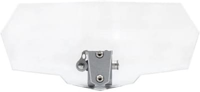 Motorfiets Windscherm - Verstelbaar Deflector - Comfortabel Rijden - Universele Pasvorm - 266x120mm - Transparant
