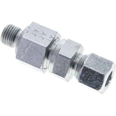 10L (M16x1.5) & G1/4'' Regeling-In Elektrolytisch verzinkt Stalen Terugslagklep Snijring Buitendraad 1-250 bar ISO 8434-1