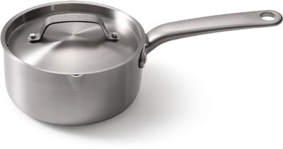 Skottsberg - Steelpan met deksel - Stainless Steel - 16 cm - 1,5 L - Inductie - Ovenbestendig - Met schenktuit - RVS - Alle warmtebronnen