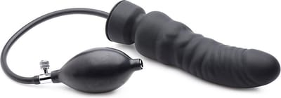 Master Series - Dick-Spand - Opblaasbare Dildo - Zwart
