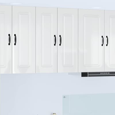 vidaXL - Vaatwasserpaneel - Kalmar - Hoogglans - wit - 30 - x - 31 - x - 80 - cm