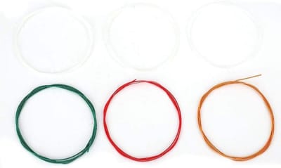 Set van 6 Nylon en Metaal Ukulele Snaren voor Kleurige Ukulele - Duurzaam en Geluidsrijk