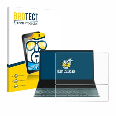BROTECT - Screenprotector voor ASUS ZenBook Duo 14 UX482 - Folie Beschermfolie transparant