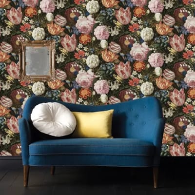 Decomode Vliesbehang Oude Meesters Bloemen - Meerkleurig - 10,05m X 53cm