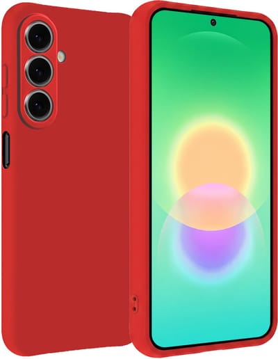 Hoesje Geschikt voor Samsung Galaxy A27 - Sterk & Shockproof - Hoes Cover - Siliconen Case - Rood