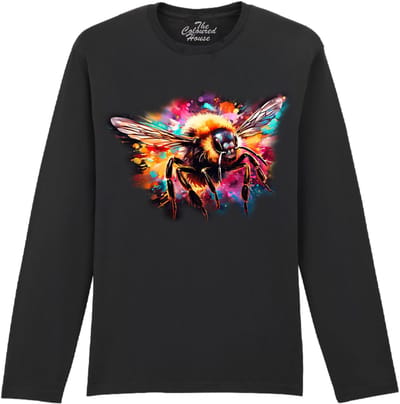 Bijen Colorful Bee The Coloured House Longsleeve T-shirt XXL
