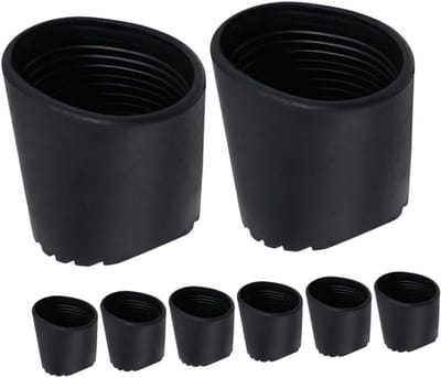 Ladder Antislip Voethoezen - Ladder Stabilisator - Veilig Werken - Verbeterde Grip - 8 Stuks - Zwart