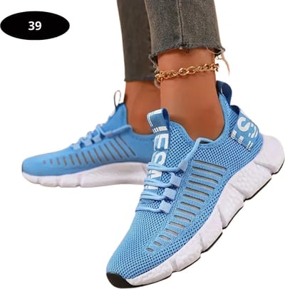 Bovista Tennisschoenen - Heren - Dames - Tenniskleding - Indoor - Outdoor - Hemelsblauw - Maat 39