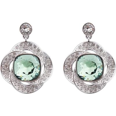Swarovski Groen Kristal Elegante Bloem Dames Sieraden 5037962 Green,F white