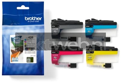 Brother LC-426VAL - Originele Cartridges - Standaard formaat - Zwart, Cyaan, Magenta, Geel