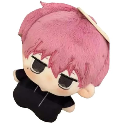 10cm Fukuhara Tamon Pluche Pop Zachte Pluche Speeltjes Bedrukte Waaiers Cadeaus Schattig Anime Tamon's B-kant Knuffel Speelgoed Hanger Pop Verzamelen 10cm pink