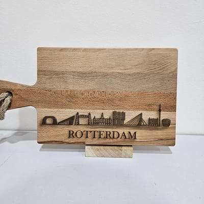borrelplank beukenhout skyline Rotterdam 20 cm