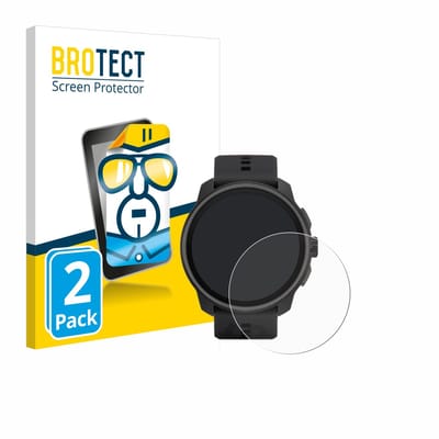 BROTECT - Screenprotector voor Suunto Race S - Folie Beschermfolie transparant 2 Stuks