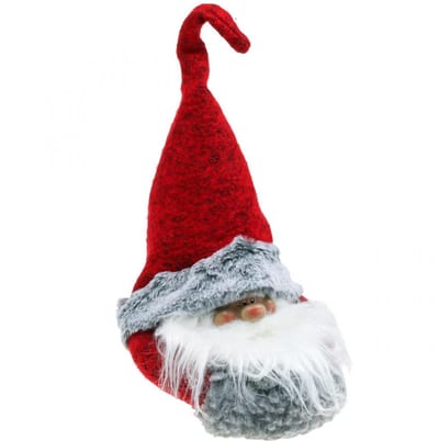 Deurstopper Kerstman decoratie figuur advent decoratie H35cm