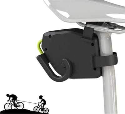 Fietssleepkabel - Fietskar systeem - Kinderen meenemen - Intrekbaar ontwerp - 2.5 meter - Zwart