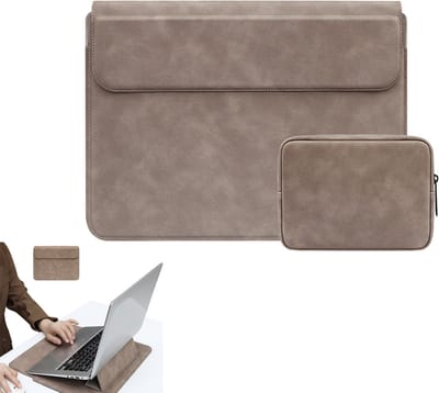 KZQ Laptoptas voor studenten (15–16 inch) – Lichtgewicht beschermtas – Geschikt voor werk, school en reizen – Khaki