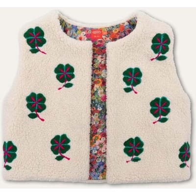 Oilily Clover Bodywarmer- maat104/4yr Turtle Dove