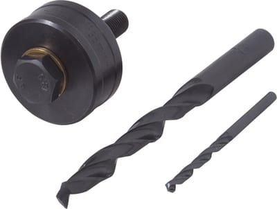 wolfcraft - Gatsnijderset voor kranen - Ø 35 mm - keukenkraan spoelbak installeren - 3 delig - 8925000