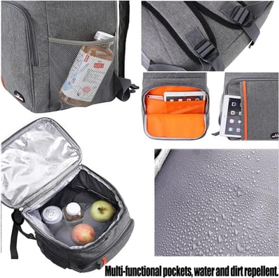 28L Koelrugzak – Geïsoleerde Thermische Rugzak – Grote Koeltas voor Picknick, BBQ, Camping, Reizen en Boodschappen – Unisex Koelrugzak voor Mannen en Vrouwen