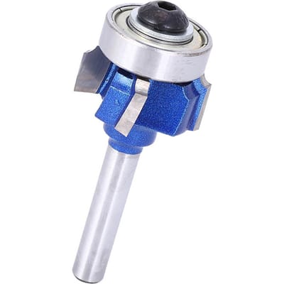4-tands ronde randfrees 8 mm 0,3 inch freesbit voor elektrische trimmers graveren