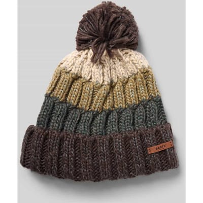 Gebreide muts met pompon, model 'WILHELM'