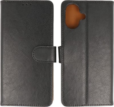 Hoesje Geschikt voor iPhone 16 Plus - Fashion Telefoonhoesje Backcover - Siliconen Hoesje - Zwart