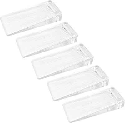 Hoogte verstelbare deurstopper - 5 stuks - krasbestendig - antislip - rubber - balkondeur - werkkamer - kinderkamer