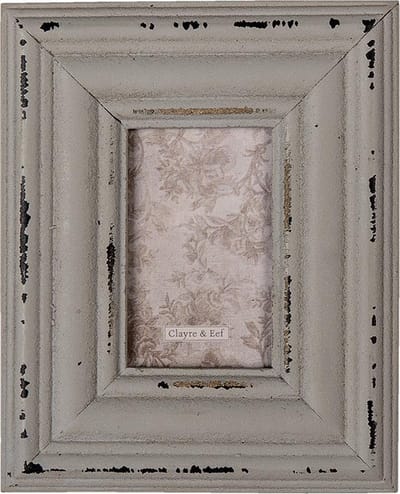 Clayre & Eef Fotolijst 5x7 cm Grijs MDF