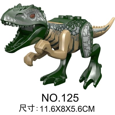 Jurassic Dinosaurus Bouwstenen Indominus Rex Doe-het-zelf Tyrannosaurus Actiefiguur Gemonteerd Blok Speelgoed Modellen Speelgoed voor Kinderen Leuke Cadeaus