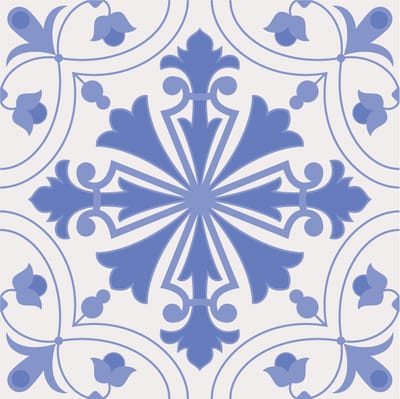 5 tegelstickers vintage motief 25 x 25 cm - petrol kleur - backsplash - peel and stick - plakfolie - badkamermuur, keukenmuur, toiletmuur - zelfklevend