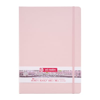 Schetsboek talens art creation 210x300mm roze | 5 stuks