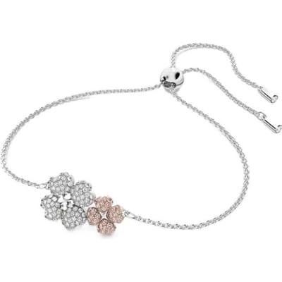 Swarovski Latisha Klavertje Vier Armband Damesarmbanden Zilver 5636590 Shopping Bag white