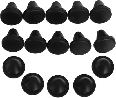 Siliconen Kachelvoetjes - Antislip Pads - Apparaat Stabiliseren - Hittebestendig Materiaal - 12x12x10mm - Zwart