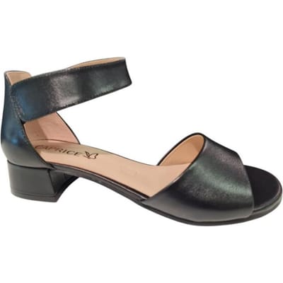 Caprice Leren Dames Sandaletten - Zwart - 38