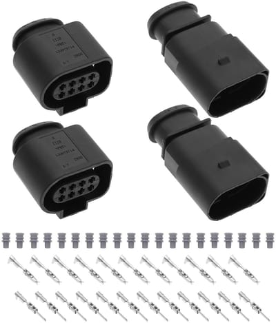 SPHProducts - 8 Pin Male Female Plug Connector - Vervangingsonderdelen - Duurzaam - Auto Sensor Aansluitingen - Geschikt voor Volkswagen en Audi - Repa...