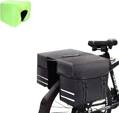 Bagagedragertas - Fietstas waterdicht - Fietsen en reizen - Grote capaciteit - 28 Liter - Zwart