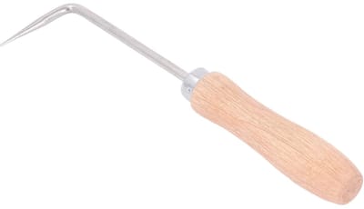 Dailygoods- Lassenhaak 6 Mm Diameter - Draagbare HSS Lashaak - Beukenhouten Handgreep - Slijtvast - Ergonomisch - Voor PVC/TPO Rollen - Lasnaadhaak