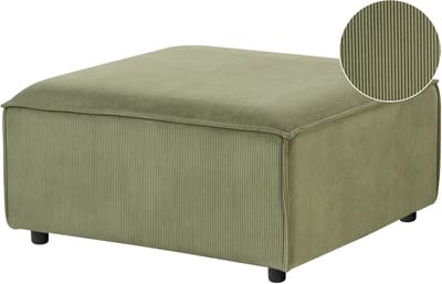 ARDAL - Ottomaan - Groen - Corduroy