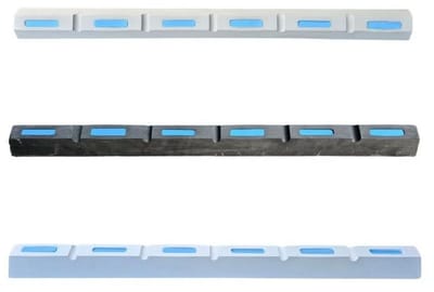 BREG Steigerfender - EVA foam - 100 x 8 x 6 cm - waterdicht - Grijs